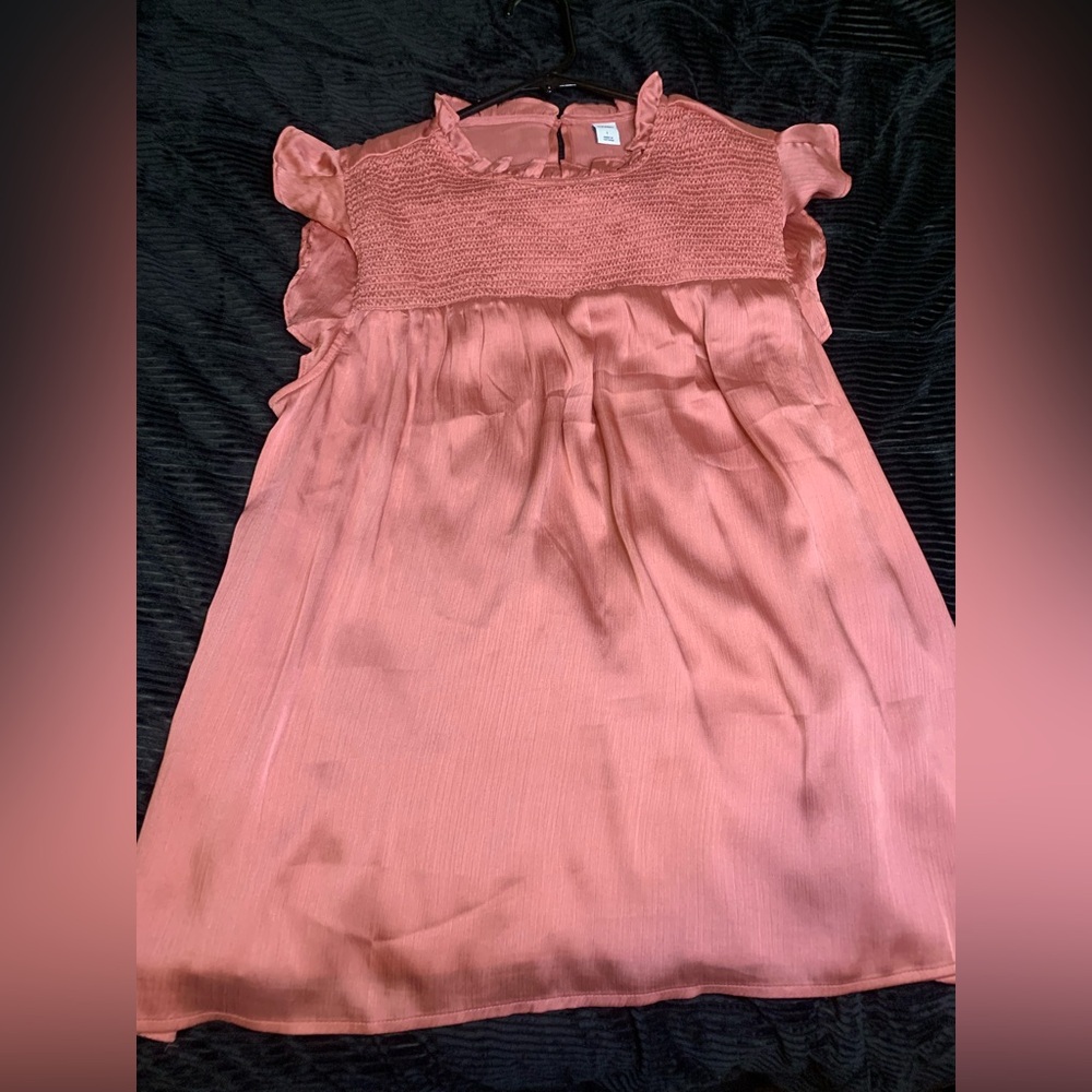 Old Navy Pink Ruffle Sleeve Top